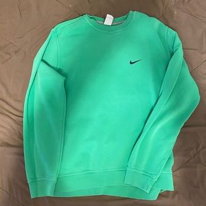 Neon green Nike crewneck sweatshirt